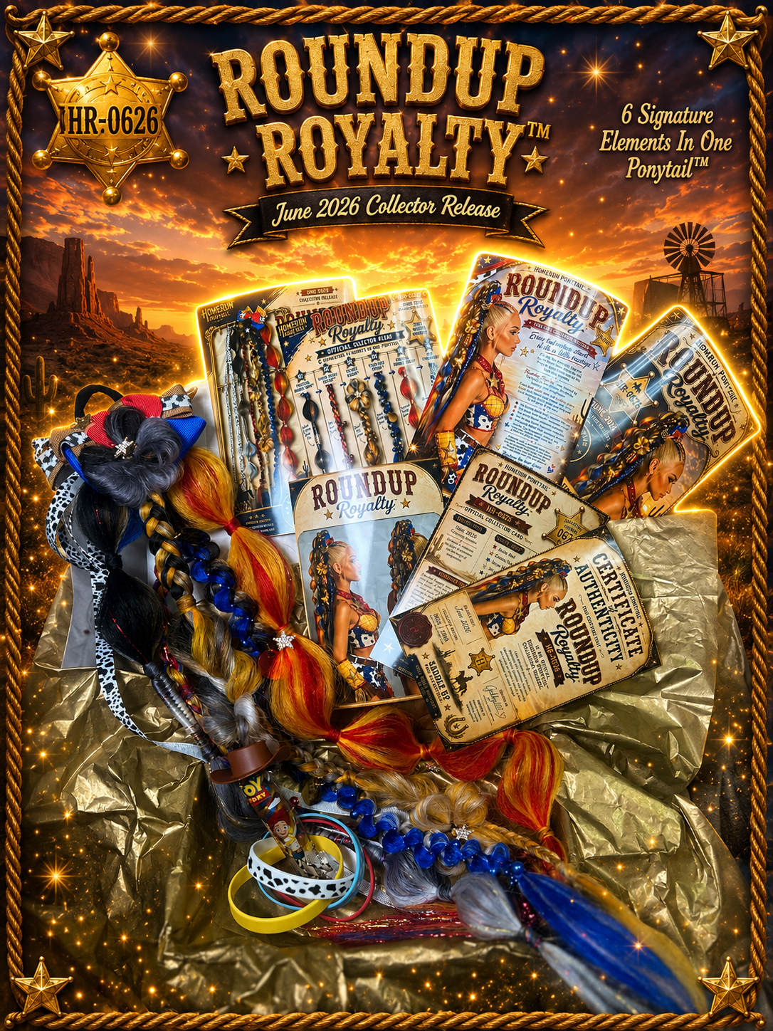Roundup Royalty™ Homerun Ponytail™ Collector Release