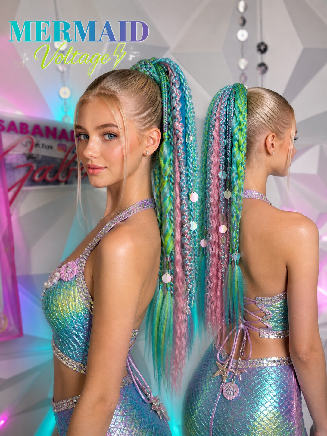 Mermaid Voltage Ponytail: The Viral Braided Ponytail Everyone Wants