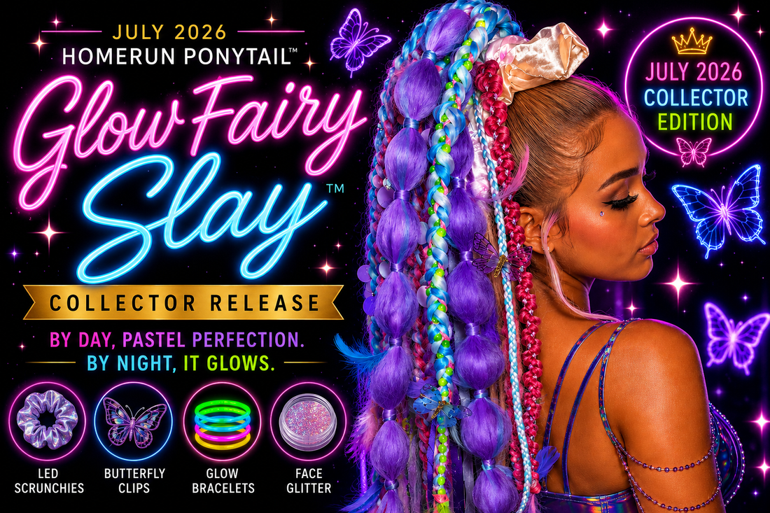 Glow Fairy Slay™: The July 2026 Homerun Ponytail™ That Glows After Dark