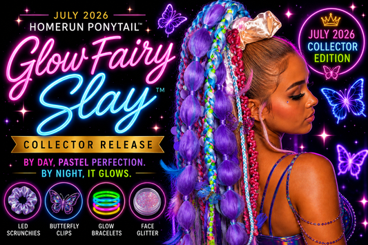 Glow Fairy Slay™: The July 2026 Homerun Ponytail™ That Glows After Dark