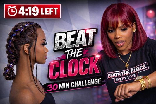 I Had 4:19 Left… | 30 Minute Braid Challenge (Beat The Clock Ep.1)