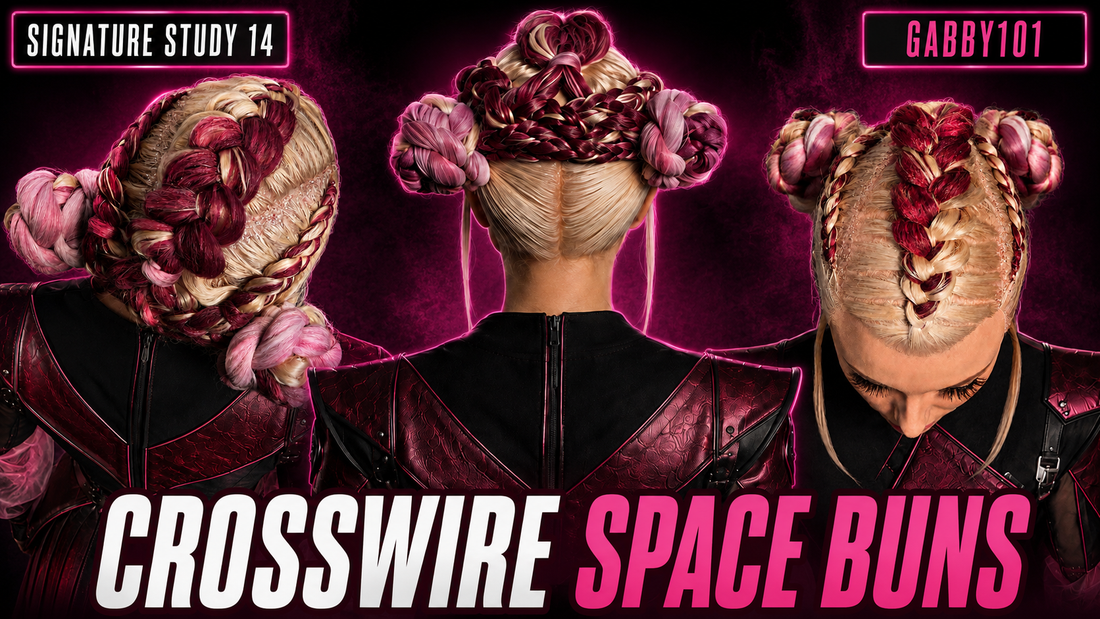 Crosswire Space Buns™ Tutorial | Signature Study 14 by Gabby101