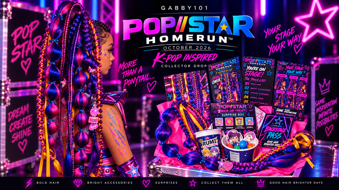POP//STAR HomeRun™: October 2026 K-Pop Inspired Ponytail Collector Drop