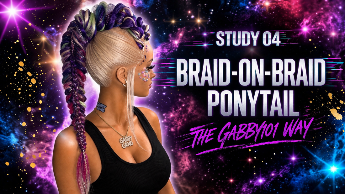 Braid-On-Braid Ponytail Tutorial (Step-by-Step) | Signature Study 04 – The Gabby101 Way™