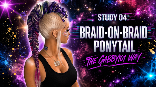 Braid-On-Braid Ponytail Tutorial (Step-by-Step) | Signature Study 04 – The Gabby101 Way™